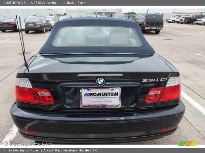 Jet Black / Black 2005 BMW 3 Series 330i Convertible