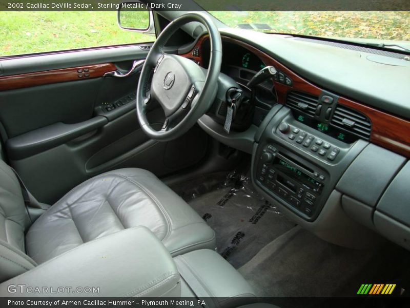 Sterling Metallic / Dark Gray 2002 Cadillac DeVille Sedan