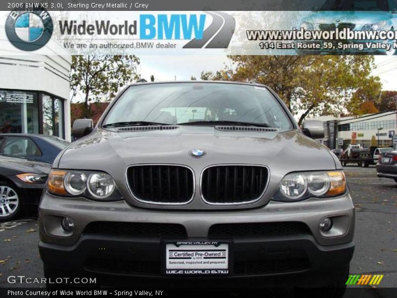 Sterling Grey Metallic / Grey 2006 BMW X5 3.0i