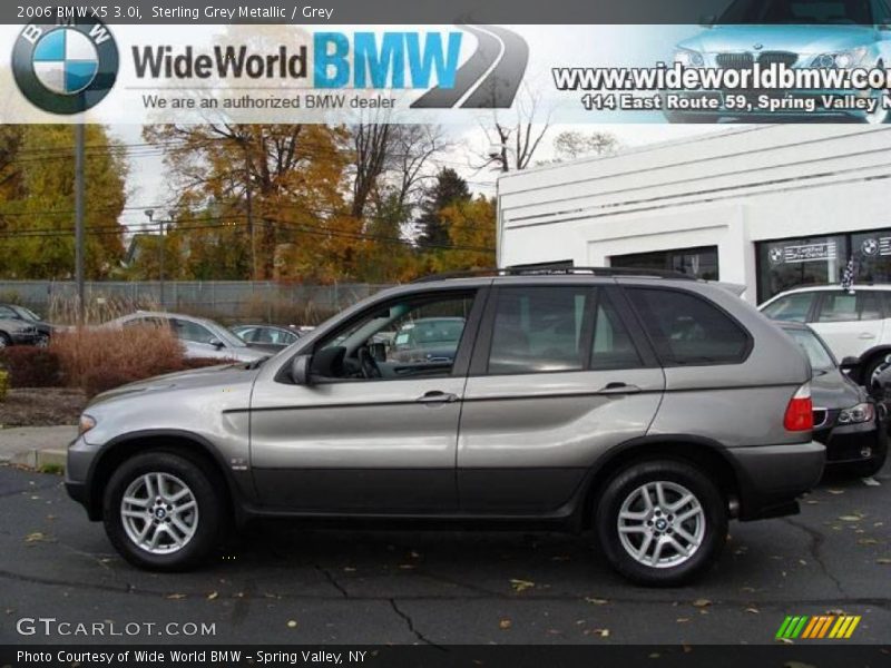 Sterling Grey Metallic / Grey 2006 BMW X5 3.0i