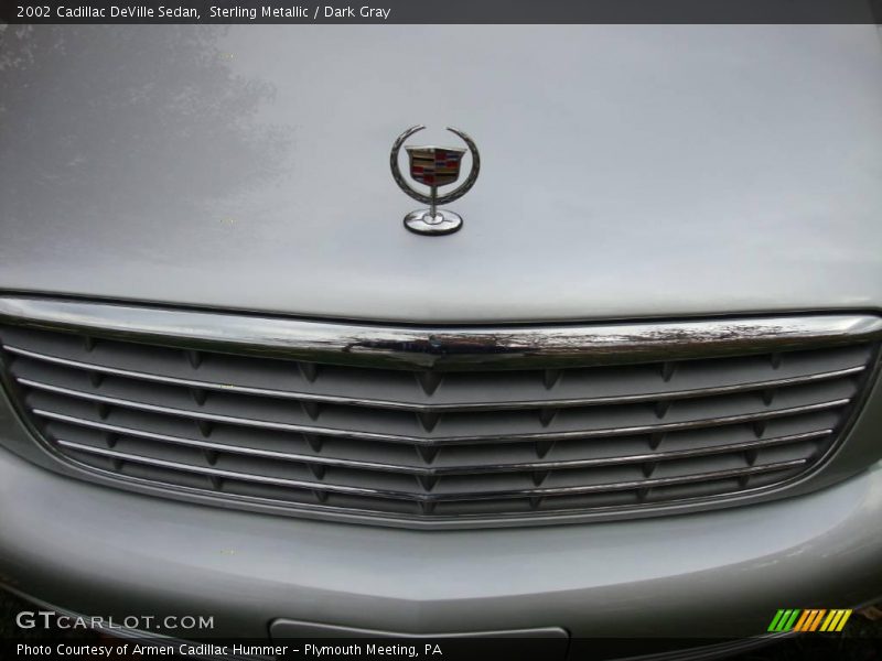 Sterling Metallic / Dark Gray 2002 Cadillac DeVille Sedan