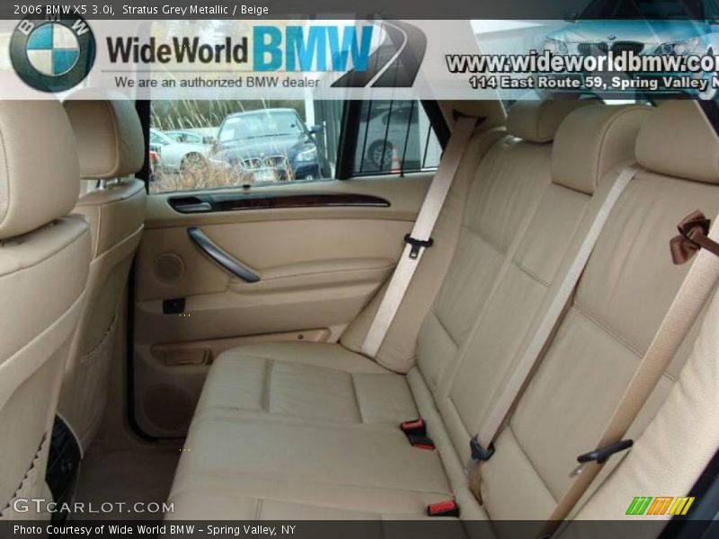 Stratus Grey Metallic / Beige 2006 BMW X5 3.0i