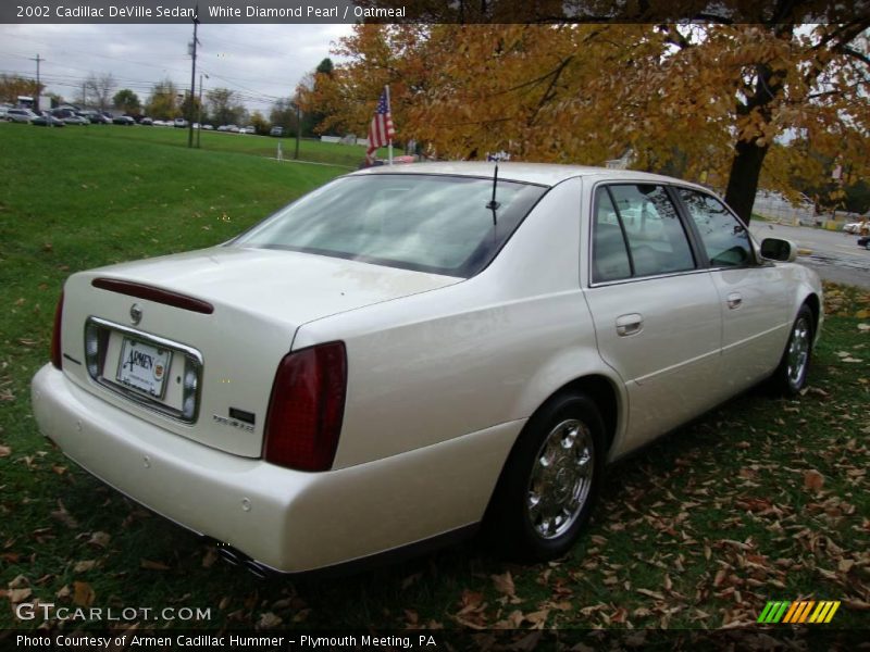 White Diamond Pearl / Oatmeal 2002 Cadillac DeVille Sedan