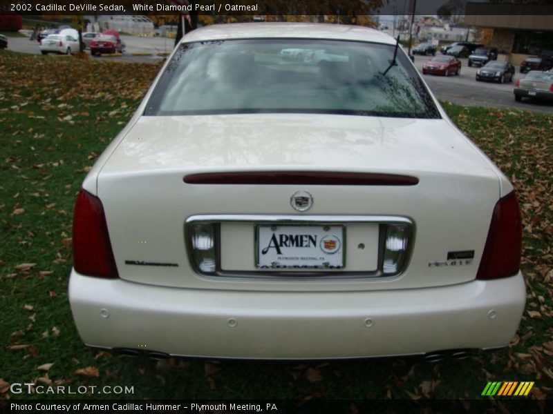 White Diamond Pearl / Oatmeal 2002 Cadillac DeVille Sedan