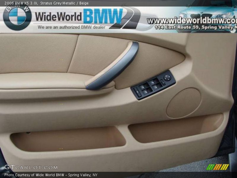 Stratus Grey Metallic / Beige 2006 BMW X5 3.0i