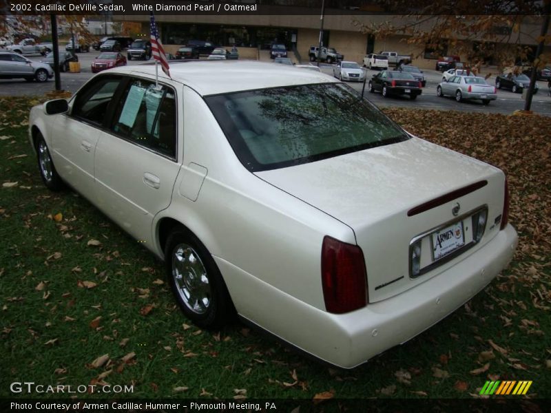 White Diamond Pearl / Oatmeal 2002 Cadillac DeVille Sedan