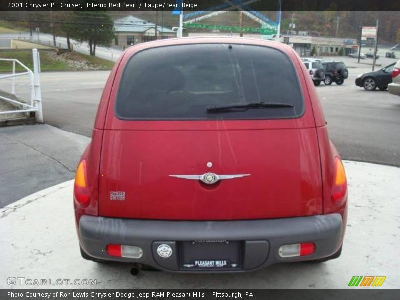 Inferno Red Pearl / Taupe/Pearl Beige 2001 Chrysler PT Cruiser