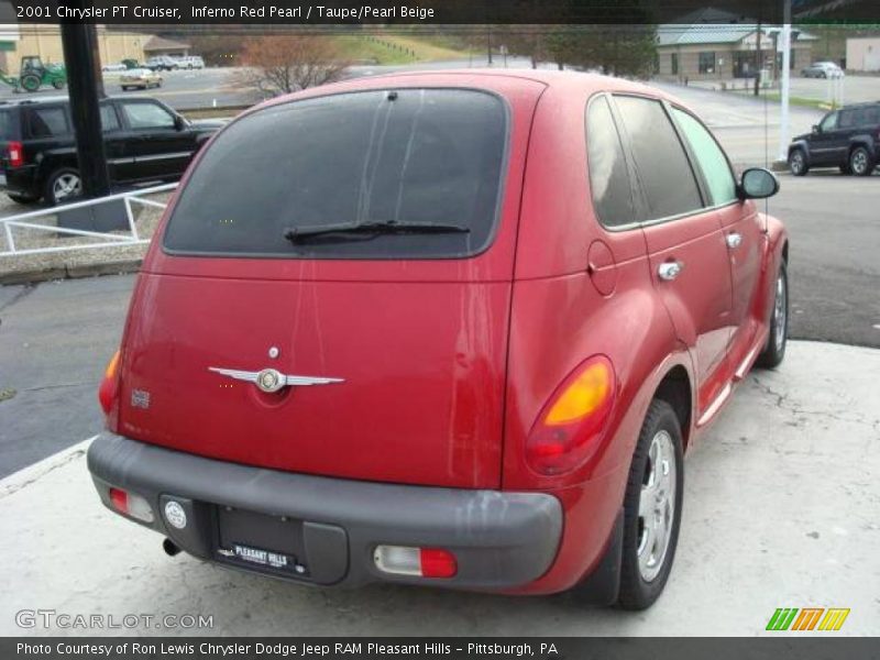 Inferno Red Pearl / Taupe/Pearl Beige 2001 Chrysler PT Cruiser