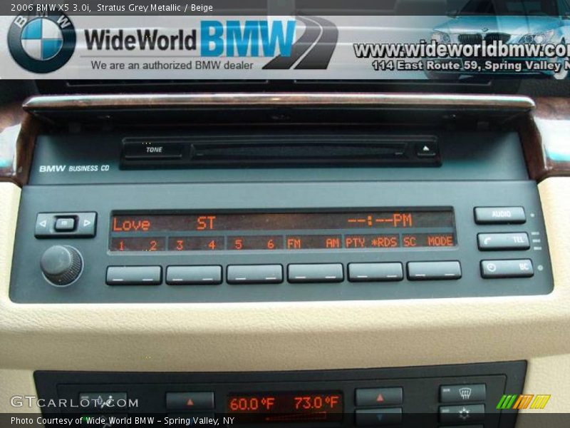 Stratus Grey Metallic / Beige 2006 BMW X5 3.0i