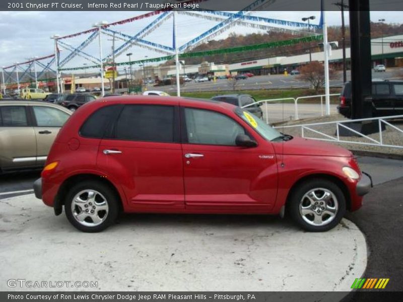 Inferno Red Pearl / Taupe/Pearl Beige 2001 Chrysler PT Cruiser