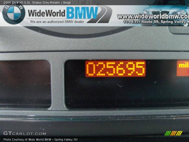 Stratus Grey Metallic / Beige 2006 BMW X5 3.0i
