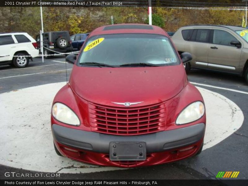 Inferno Red Pearl / Taupe/Pearl Beige 2001 Chrysler PT Cruiser