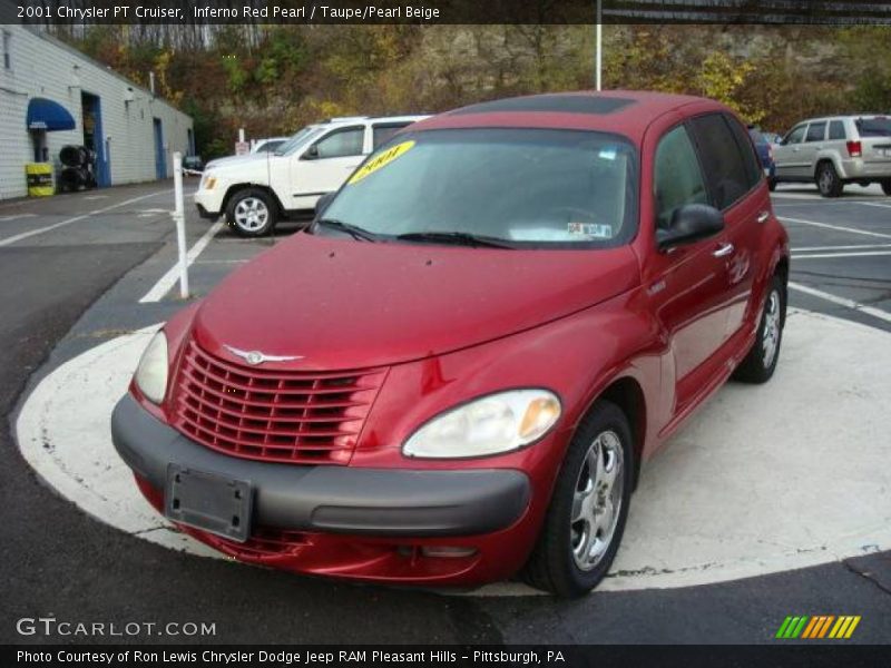 Inferno Red Pearl / Taupe/Pearl Beige 2001 Chrysler PT Cruiser