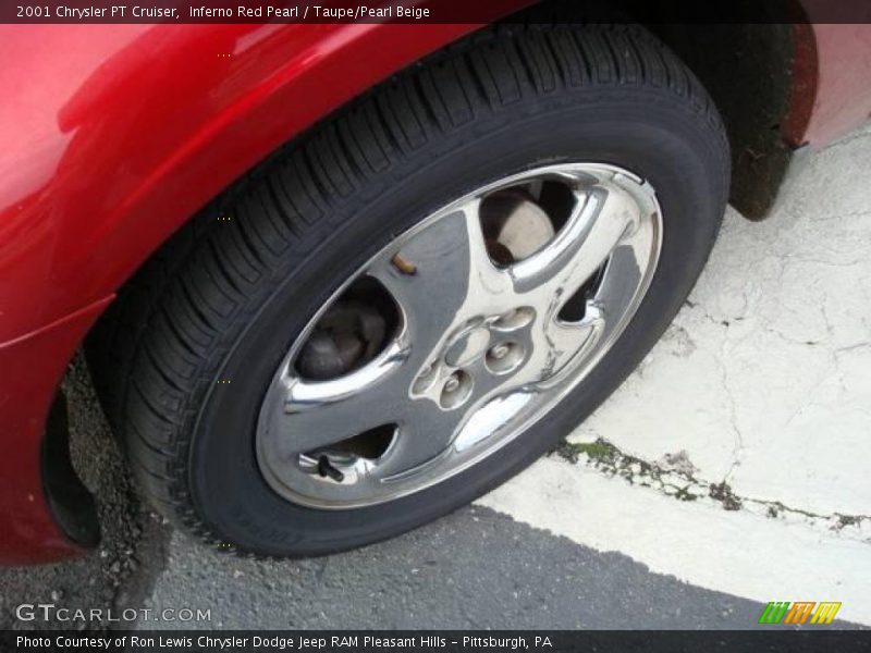 Inferno Red Pearl / Taupe/Pearl Beige 2001 Chrysler PT Cruiser