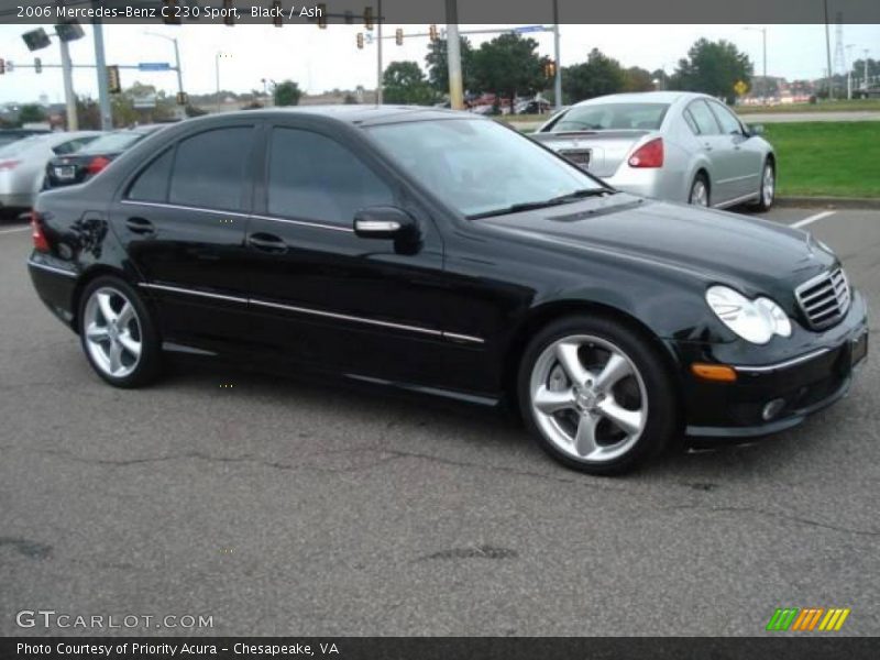 Black / Ash 2006 Mercedes-Benz C 230 Sport