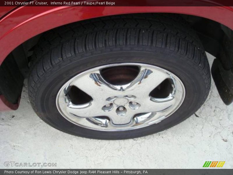 Inferno Red Pearl / Taupe/Pearl Beige 2001 Chrysler PT Cruiser