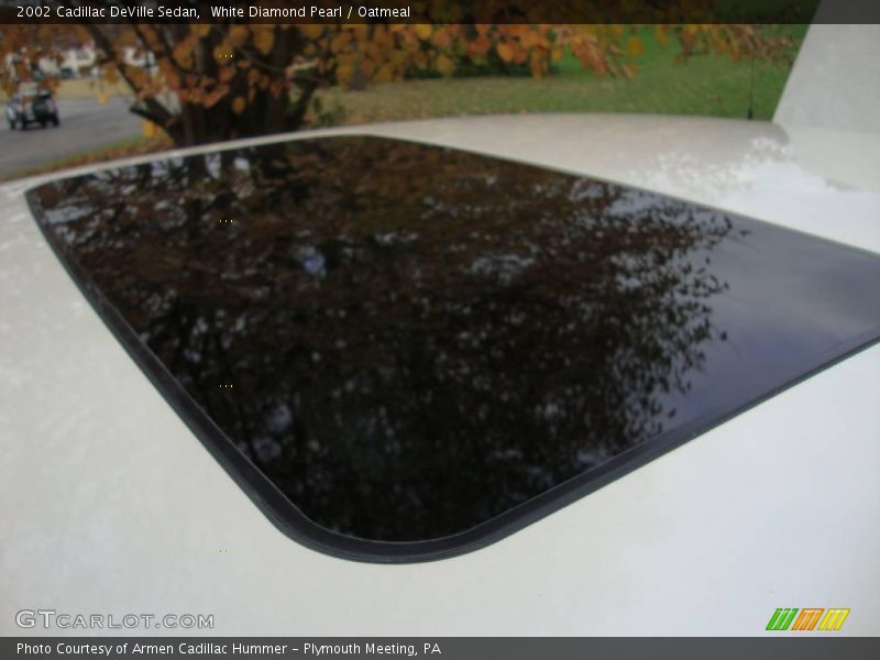 White Diamond Pearl / Oatmeal 2002 Cadillac DeVille Sedan