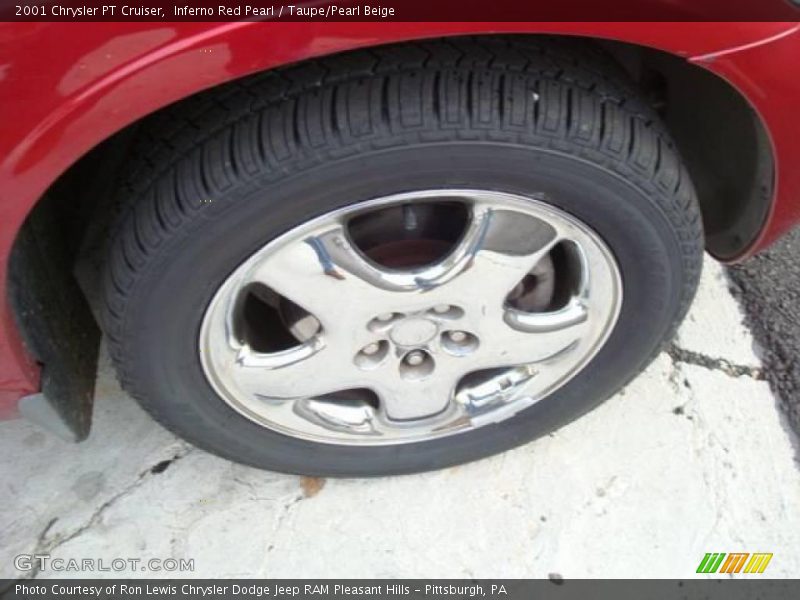 Inferno Red Pearl / Taupe/Pearl Beige 2001 Chrysler PT Cruiser