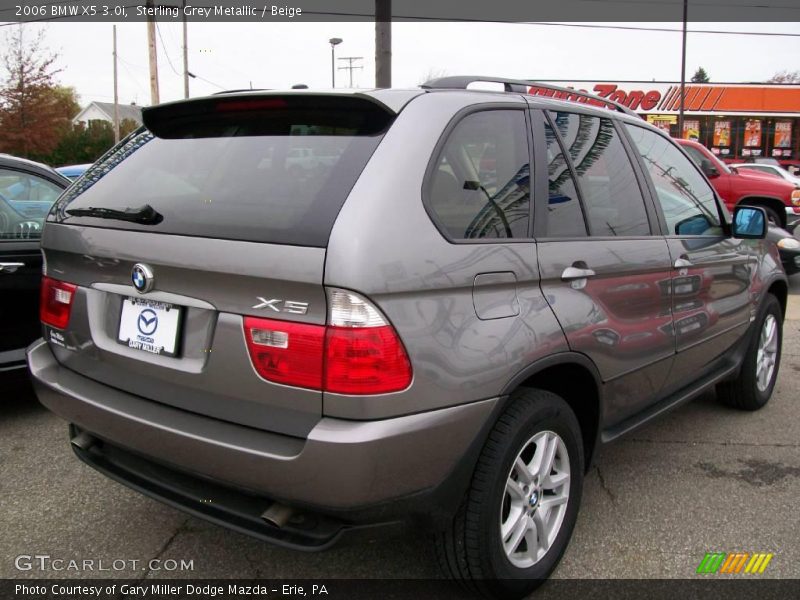 Sterling Grey Metallic / Beige 2006 BMW X5 3.0i