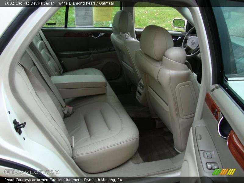 White Diamond Pearl / Oatmeal 2002 Cadillac DeVille Sedan