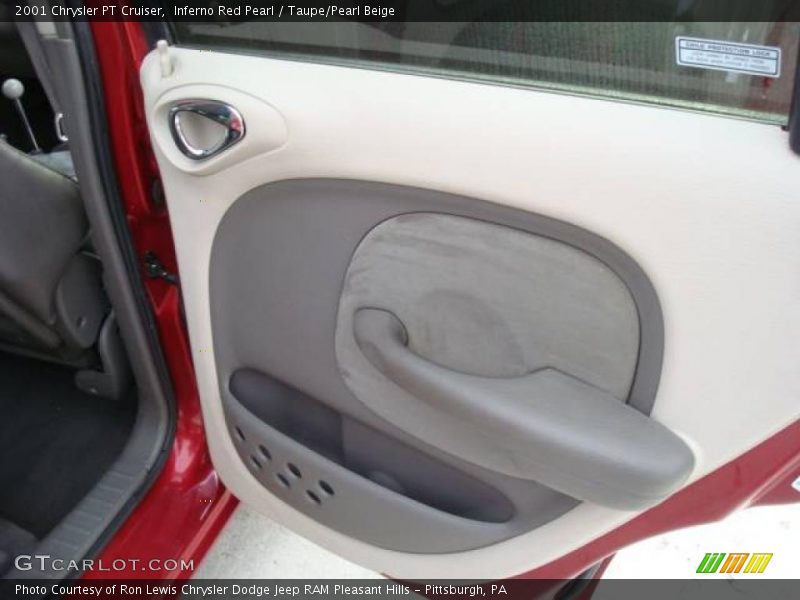 Inferno Red Pearl / Taupe/Pearl Beige 2001 Chrysler PT Cruiser