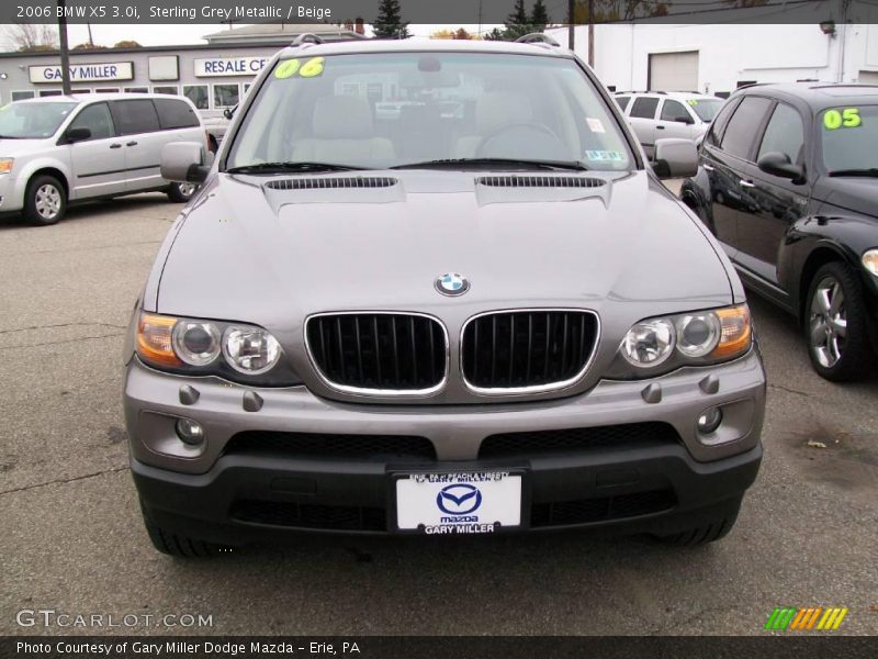 Sterling Grey Metallic / Beige 2006 BMW X5 3.0i