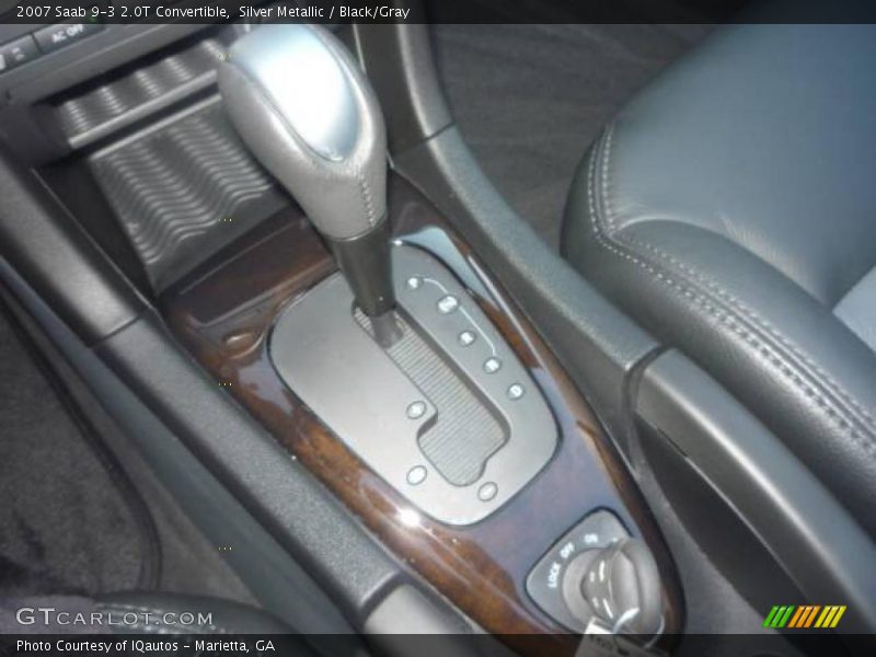 Silver Metallic / Black/Gray 2007 Saab 9-3 2.0T Convertible
