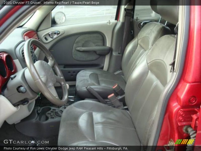 Inferno Red Pearl / Taupe/Pearl Beige 2001 Chrysler PT Cruiser