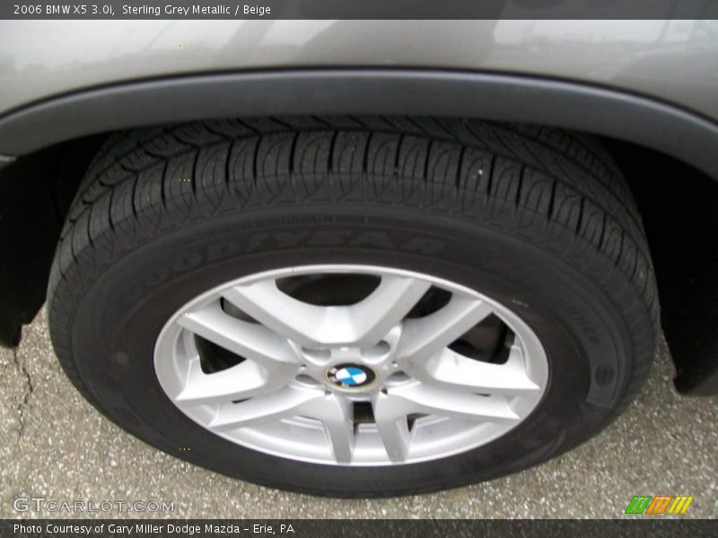 Sterling Grey Metallic / Beige 2006 BMW X5 3.0i
