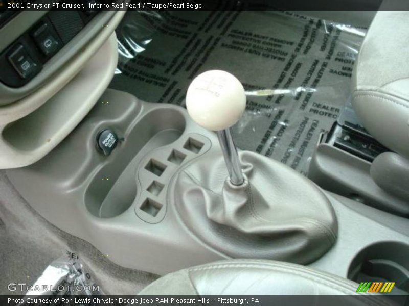 Inferno Red Pearl / Taupe/Pearl Beige 2001 Chrysler PT Cruiser