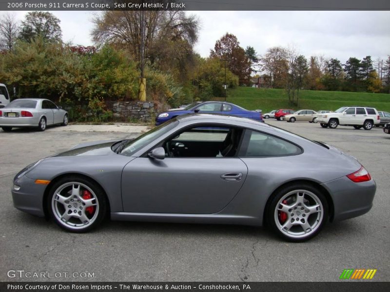 Seal Grey Metallic / Black 2006 Porsche 911 Carrera S Coupe