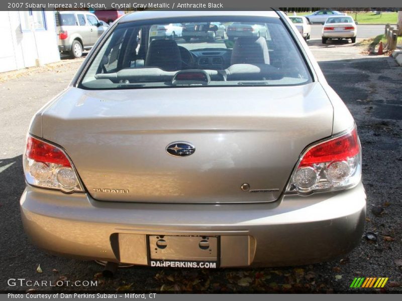 Crystal Gray Metallic / Anthracite Black 2007 Subaru Impreza 2.5i Sedan