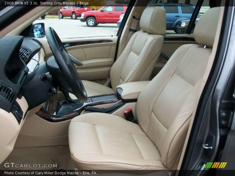 Sterling Grey Metallic / Beige 2006 BMW X5 3.0i
