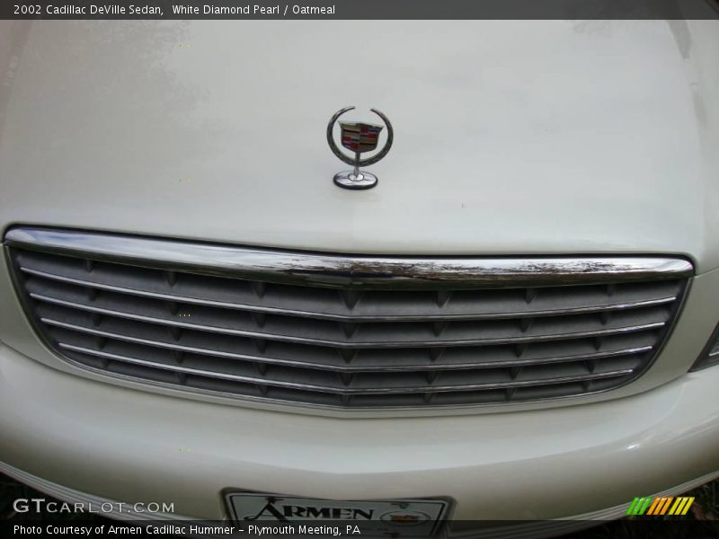 White Diamond Pearl / Oatmeal 2002 Cadillac DeVille Sedan