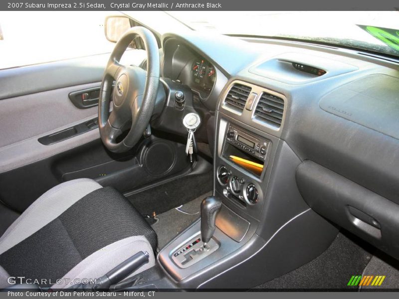 Crystal Gray Metallic / Anthracite Black 2007 Subaru Impreza 2.5i Sedan