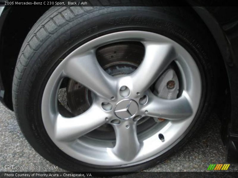 Black / Ash 2006 Mercedes-Benz C 230 Sport