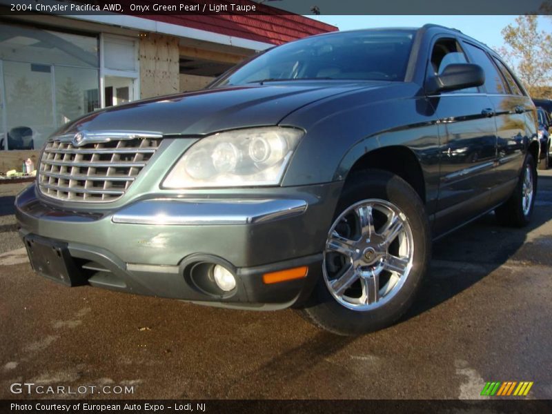 Onyx Green Pearl / Light Taupe 2004 Chrysler Pacifica AWD