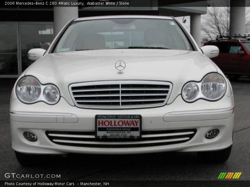 Alabaster White / Stone 2006 Mercedes-Benz C 280 4Matic Luxury