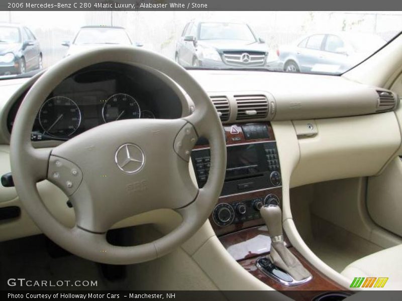 Alabaster White / Stone 2006 Mercedes-Benz C 280 4Matic Luxury