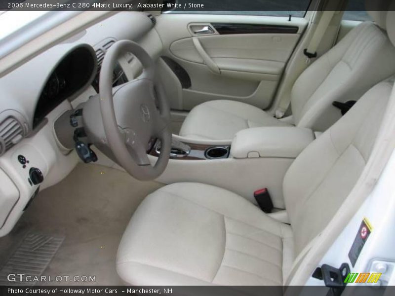 Alabaster White / Stone 2006 Mercedes-Benz C 280 4Matic Luxury