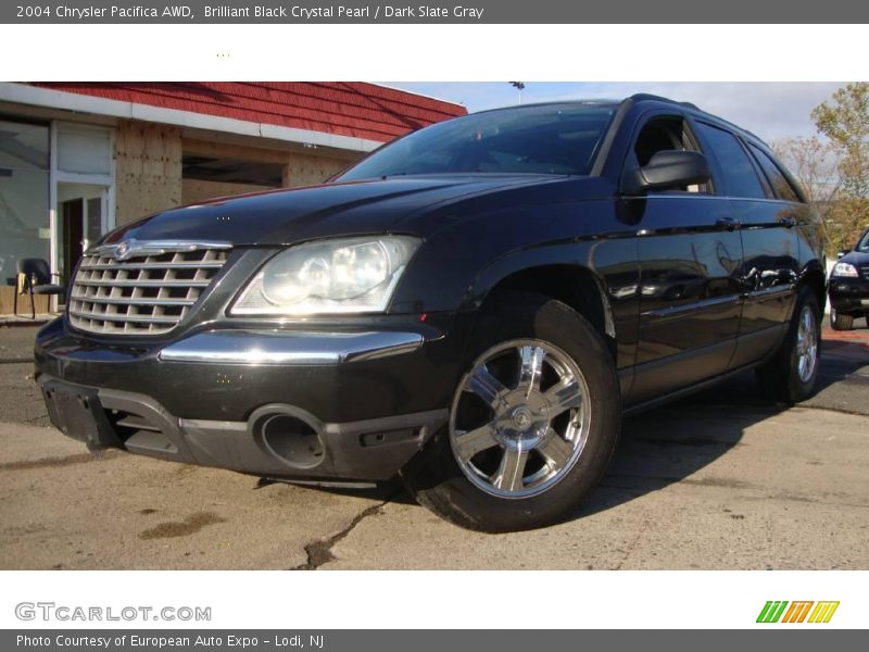 Brilliant Black Crystal Pearl / Dark Slate Gray 2004 Chrysler Pacifica AWD