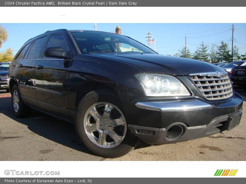 Brilliant Black Crystal Pearl / Dark Slate Gray 2004 Chrysler Pacifica AWD