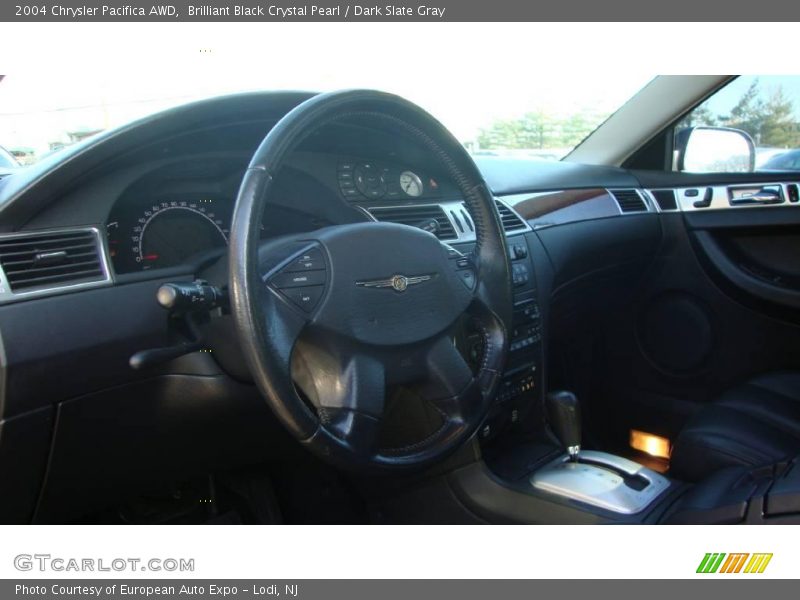 Brilliant Black Crystal Pearl / Dark Slate Gray 2004 Chrysler Pacifica AWD