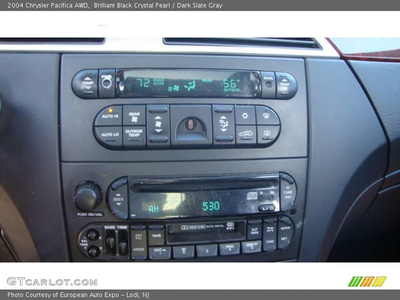 Brilliant Black Crystal Pearl / Dark Slate Gray 2004 Chrysler Pacifica AWD