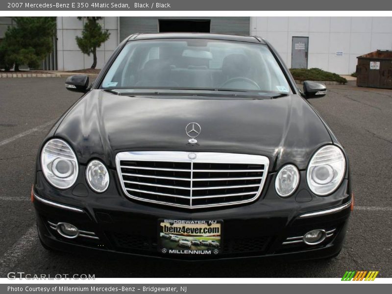 Black / Black 2007 Mercedes-Benz E 350 4Matic Sedan