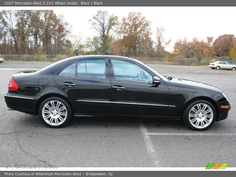 Black / Black 2007 Mercedes-Benz E 350 4Matic Sedan