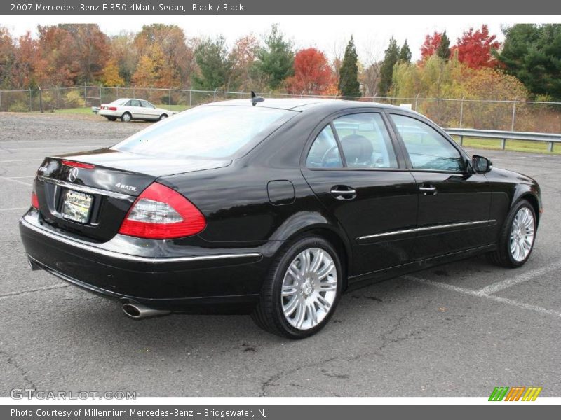 Black / Black 2007 Mercedes-Benz E 350 4Matic Sedan