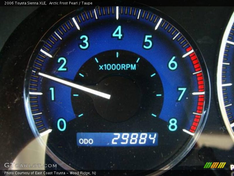 Arctic Frost Pearl / Taupe 2006 Toyota Sienna XLE