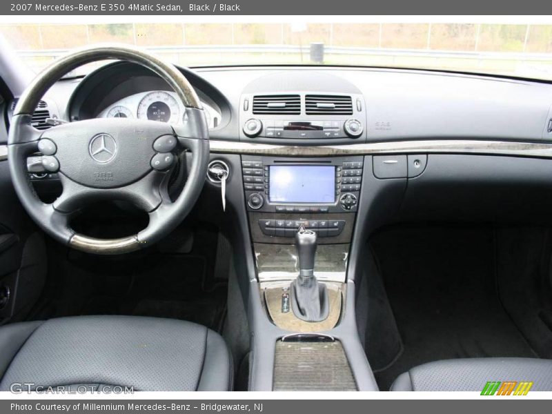 Black / Black 2007 Mercedes-Benz E 350 4Matic Sedan