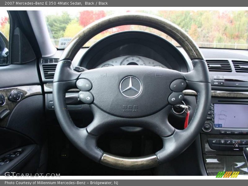 Black / Black 2007 Mercedes-Benz E 350 4Matic Sedan